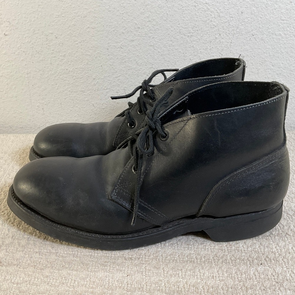 Biltrite Mens Black Leather Steel Toe Chukka Boots 6.5 Oil Resist ANSI Z41.1-91 - Picture 11 of 15